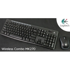 Tastatura+ miš bežična Logitech MK270 Wireless Desktop US