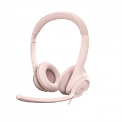 Logitech H390 ClearChat Comfort USB Headset Rose