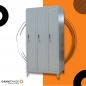 Metal Wardrobe Locker G3 with 3 Compartments Metal Wardrobe Locker G3 with 3 Compartments