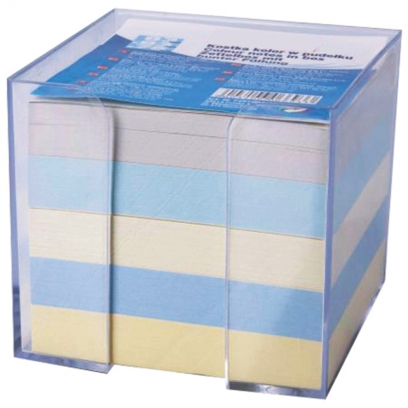 Blok kocka pvc 8,6x8,6cm+papir boja pastel Donau 7491001-99