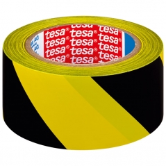 Selotejp - Traka za označavanje lepljiva 50mm/33m pvc Tesa tesaflex® 60760-93 crno-žuta - 4042448096609