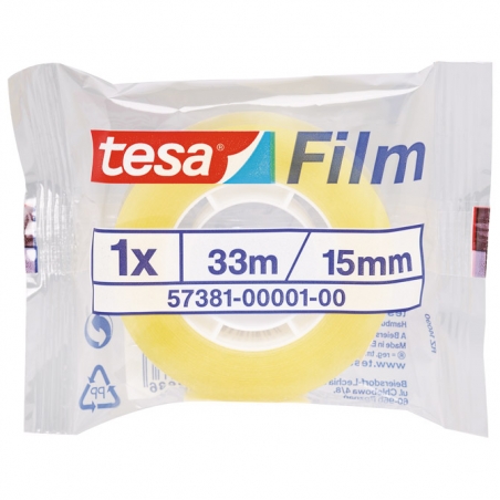Selotejp - Traka lepljiva 15mm/33m Tesafilm Tesa 57381 providna
