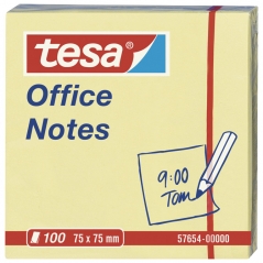 Blok samolepljiv  75x75mm 100L Office Notes Tesa 57654 žuti