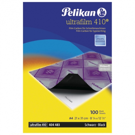Indigo mašinski 21x31cm pk100 Ultrafilm 410 Pelikan 404483 crni