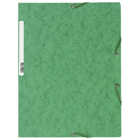 Fascikla klapna s gumicom chartreuse A4 Exacompta 55503E zelena