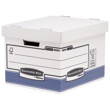 Kutija arhivska-kontejner za arhivske kutije Standard Fellowes 0026101 belo-plava