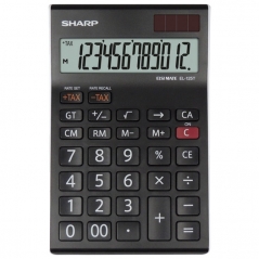 Kalkulator komercijalni 12 mesta Sharp EL-125T-WH crno beli blister