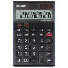 Kalkulator komercijalni 14 mesta Sharp EL-145T-BL crni blister