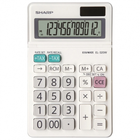 Kalkulator komercijalni 12 mesta Sharp EL-320W beli blister