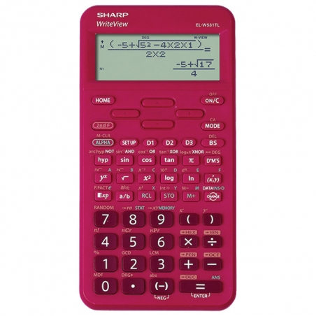 Kalkulator tehnički 16 mesta 420 funkcija Sharp EL-W531TLB-RD crveni blister