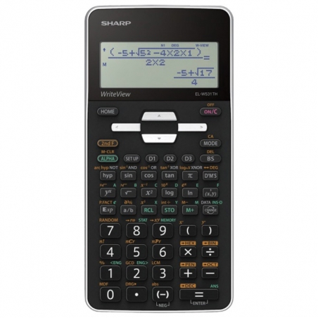 Kalkulator tehnički 16 mesta 422 funkcije Sharp EL-W531TH-WH crno beli blister