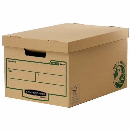 Kutija arhivska-kontejner za arhivske kutije i mape sa prstenom Velika Fellowes 4470701 braon