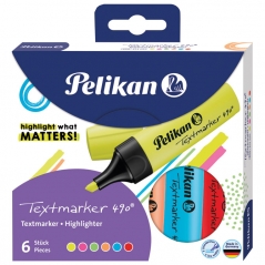 Tekst marker / Signir 490/6boja Pelikan 814065 blister