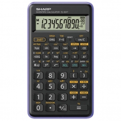 Kalkulator tehnički 10+2mesta 146 funkcija Sharp EL-501TB-VL crno ljubičasti blister