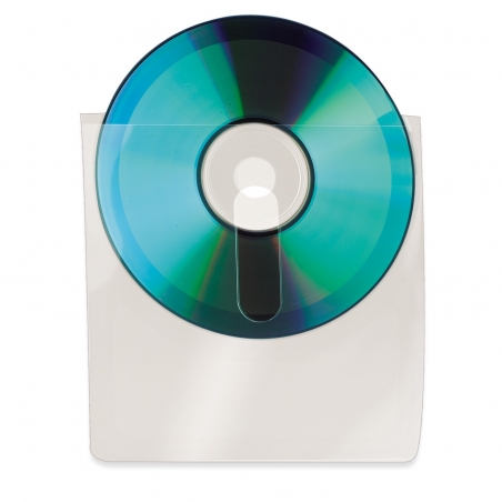 Samolepljivi džep za CD/DVD sa prorezom 127x127 1/10 3L