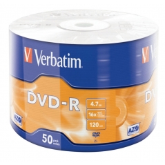 DVD-R Verbatim 16x 1/50 celofan Verbatim