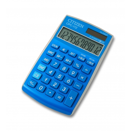 Stoni kalkulator Citizen CPC-112 color line, 12 cifara Citizen plava