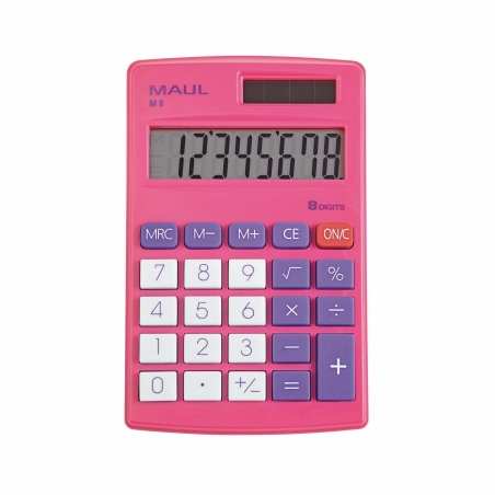 Džepni kalkulator MAUL M 8, 8 cifara MAUL roze