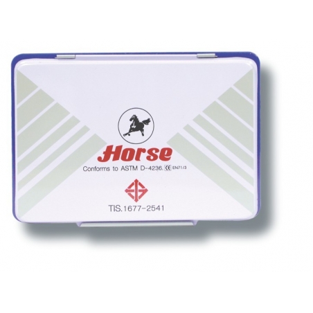 Horse original jastuče za pečate metalno H-02, 70x110 mm Horse plava