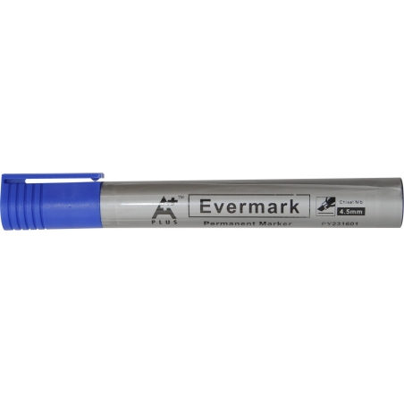 Permanent marker sa klipsom PY231601 kosi vrh, 4,5 mm A Plus plava