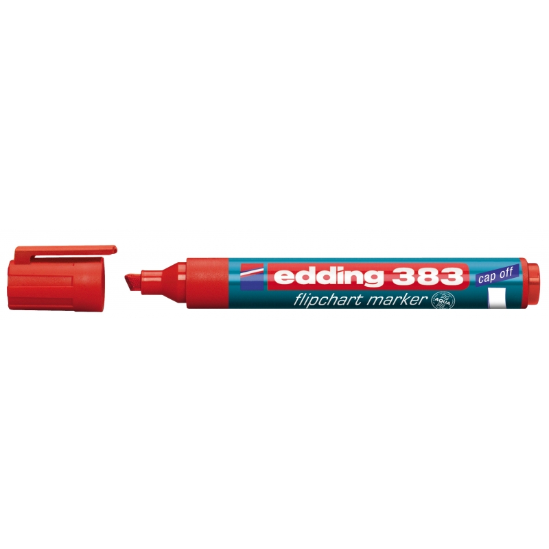 Flipchart marker 383 1-5mm, kosi vrh Edding crvena