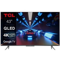 Televizor TCL 43C735/QLED/43"/4K HDR/144Hz/GoogleTV/crna