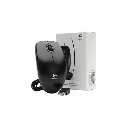 Logitech B100, Optical USB Mouse, Black OEM