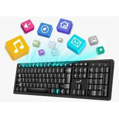 Genius Smart KM-8200, Dual Color,USB,US, 2.4GHz