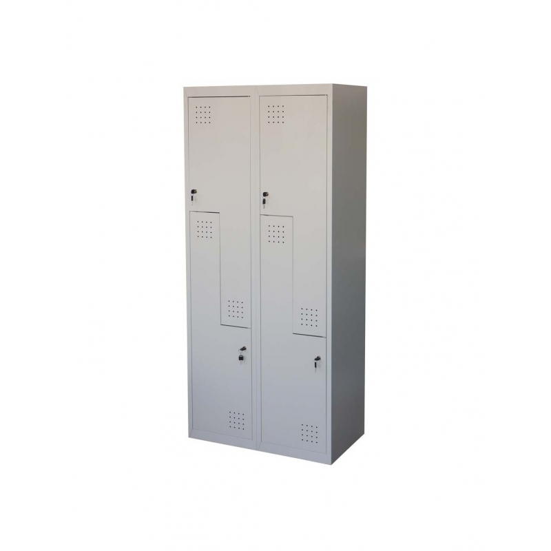 Metal Wardrobe Cabinet GZ02 with Four Compartments
