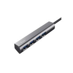 Adapter TRUST HALYX USB-3.2/4xUSB/siva