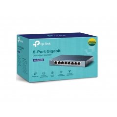 Switch TP-LINK TL-SG108 Gigabit/8x RJ45/10/100/1000Mbps/Desktop metalno kuciste