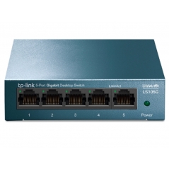 Switch TP-LINK LS105G LiteWave Gigabit 5xRJ-45/10/100/1000Mbps/metalno kućište