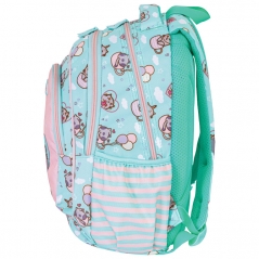 Ranac đački anatomski 3zipa AB330 Kitty's Word 24.Astrabag 502024001 svetlo roze
