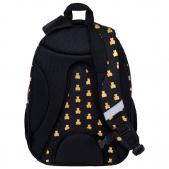 Ranac đački anatomski 3zipa AB330 Golden Teddy 24.Astrabag 502024089 crno-zlatni