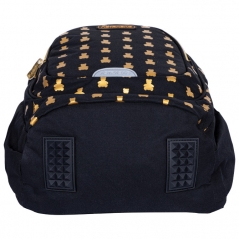 Ranac đački anatomski 3zipa AB330 Golden Teddy 24.Astrabag 502024089 crno-zlatni