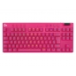 Logitech G PRO X TKL Lightspeed Gaming Keyboard, Pink, US, BT Tactile