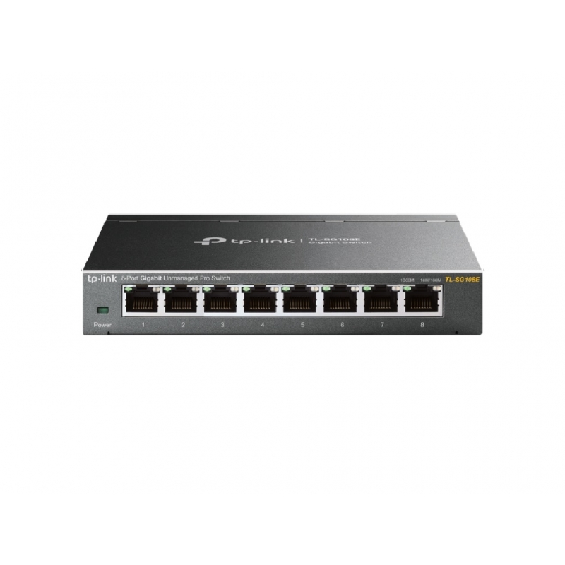 Switch TP-LINK TL-SG108E Gigabit/8x RJ45/10/100/1000Mbps/eSmart/Desktop metalno kuciste