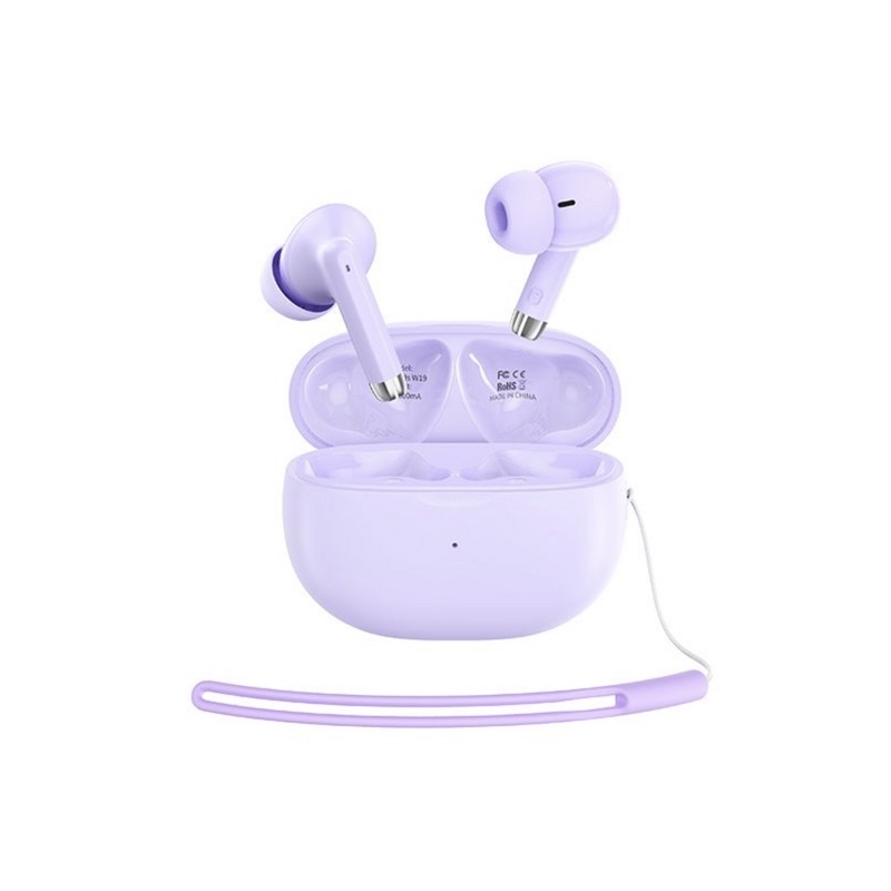 REMAX W19 Purple Wireless Earbuds CozyBuds
