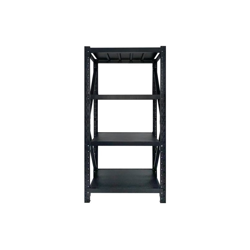 Metal Shelf BLACK 1000 (2000mm x1000mm x600mm 4 Shelves)