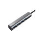 Adapter TRUST HALYX USB-3.2/4xUSB/siva