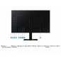 Monitor SAMSUNG LS27D600UAUXEN 27"/IPS/2560x1440/100Hz/5msGtG/HDMI,DP,USB,LAN/pivot,visina/crna