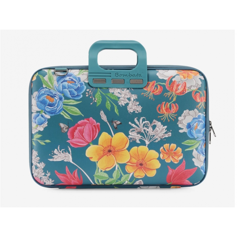 Torba BOMBATA Peonia 15,6"/16" - Limited Edition Teal blue