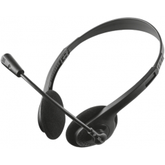 Slušalice TRUST Primo Chat Headset žicne/3,5mm+2x3,5mm/crna