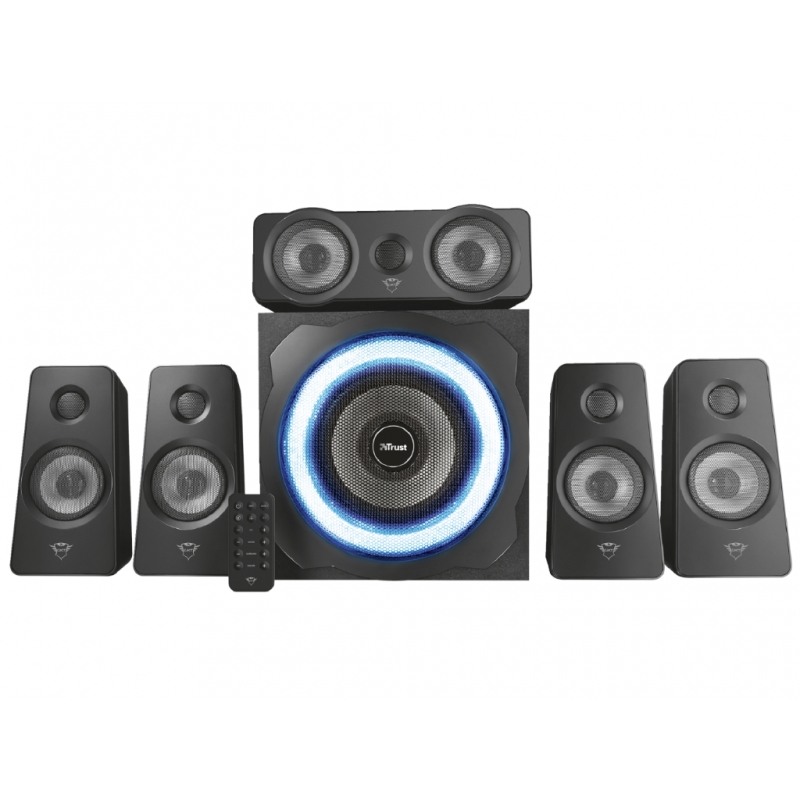 Zvučnik TRUST TYTAN GXT658 5.1/90W/RGB/crna
