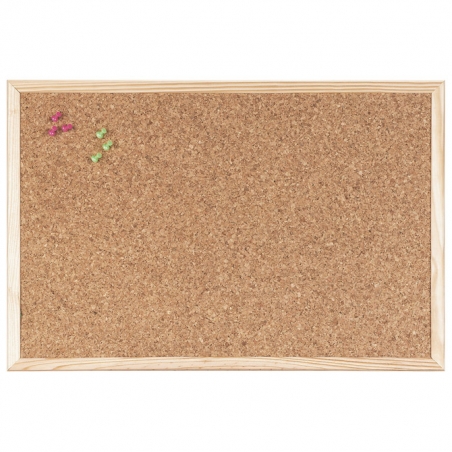 Tabla pluta  90x60cm dvostrana drveni okvir CBW06096