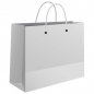 Kese ukrasne 50x37x12cm sjajne plastificirane Fornax bele