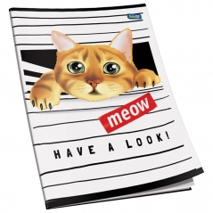 Sveska meki povez A5 linije 52L 55g lak Educa 983