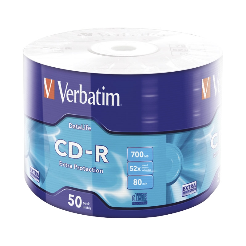 CD-R Verbatim 1/50 celofan Verbatim