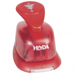 Bušač 1 rupa Jelka sa zvezdom 17mm Heyda 20-36874 35 crveni blister