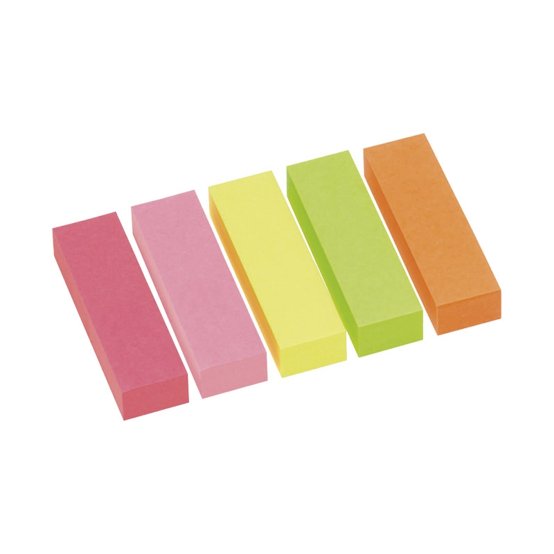 Blok samolepljiv  15x50mm 5x100L Info Notes 5679-39 neon-sortirano blister